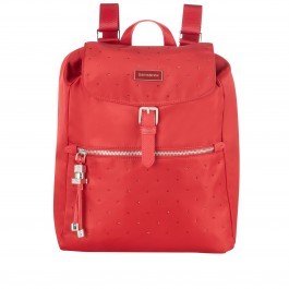 Samsonite Rucksack Karissa Biz Backpack mit Swarovski Steinchen Formula Red