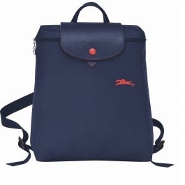 Longchamp backpack navy blue best sale