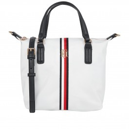 Tommy Hilfiger Handtasche Poppy Small Tote White Corporate