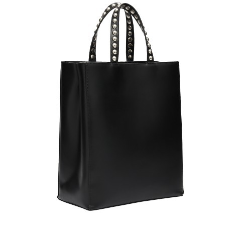 Liebeskind Berlin Handtasche Paper Bag Tote M Stud Ani Black 
