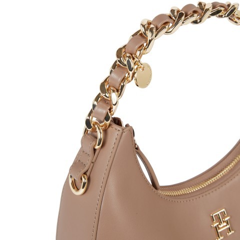 Tommy Hilfiger Beuteltasche Chic Shoulder Bag Oat Milk