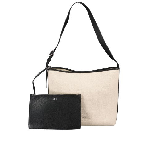 Abro Beuteltasche 11am Ivory Black
