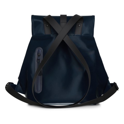 Rains blue backpack top
