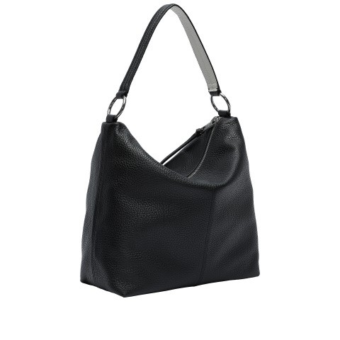Liebeskind Berlin Beuteltasche Aissa Heavy Pebble Hobo M Black