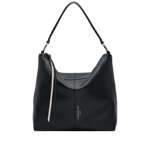 Liebeskind Berlin Beuteltasche Aissa Heavy Pebble Hobo M Black