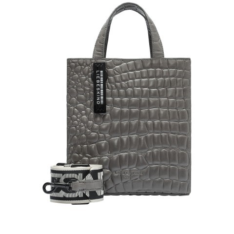 Liebeskind Paper Bag Kroko Tasche Beige Liebeskind Tasche Paper