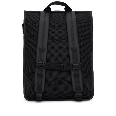 Rains Rucksack Trail Rolltop Backpack mit Laptopfach 15 Zoll