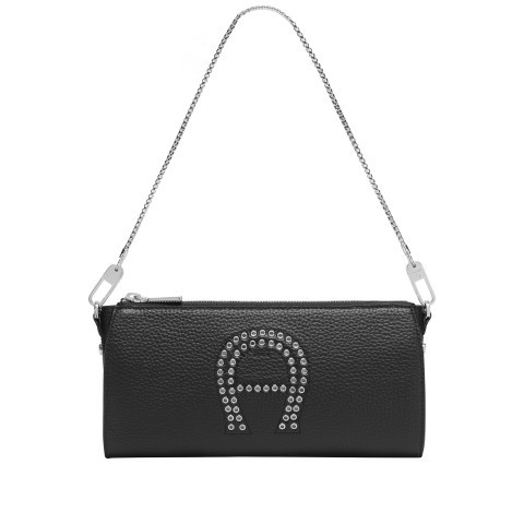 Black silver clutch 2025