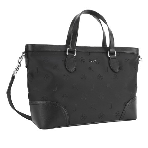 Mariella Joop Handtasche Schwarz Lack Handtasche Decoro Tessuto