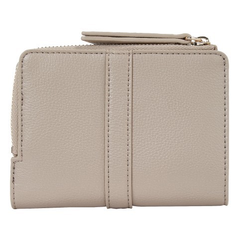 Tommy Hilfiger Geldbörse Feminine Slim Wallet Zip Around Smooth Taupe