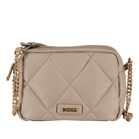 Boss Umhangetasche Abelie Zip Crossbody Medium Beige