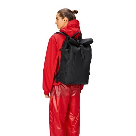 Rains Rucksack Rolltop Large Black