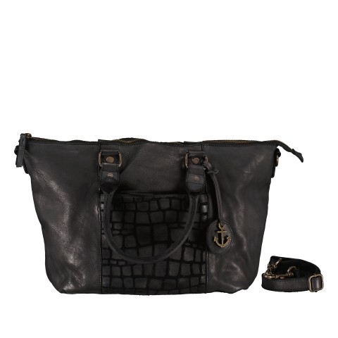 Handtasche New-Lines Esma NL-12472 Dark Ash