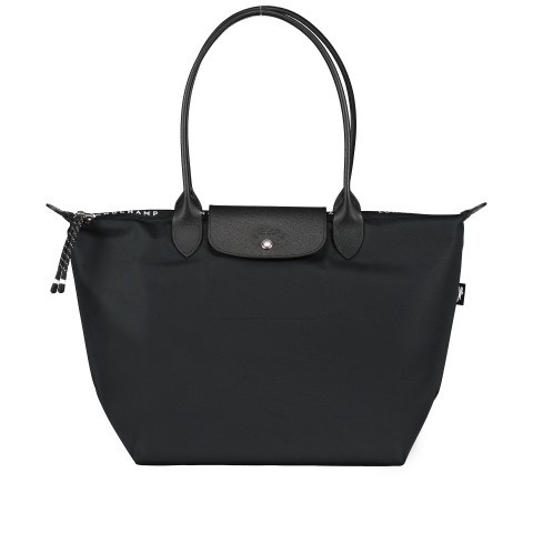 All black longchamp bag on sale