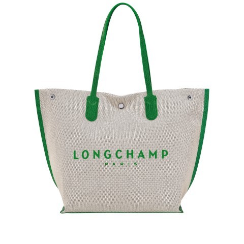 Longchamp Handtasche Roseau Canvas Essential Toile Green