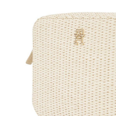 Tommy Hilfiger Umhängetasche City Mono Crossover Bag Natural Raffia