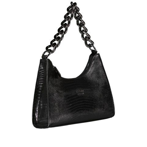 Umhängetasche Black Kroko