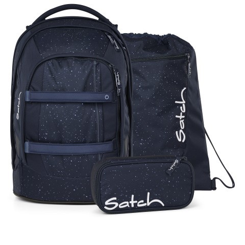 Satch Schulrucksack Pack Midnight Edition Set 3-teilig Night Sky