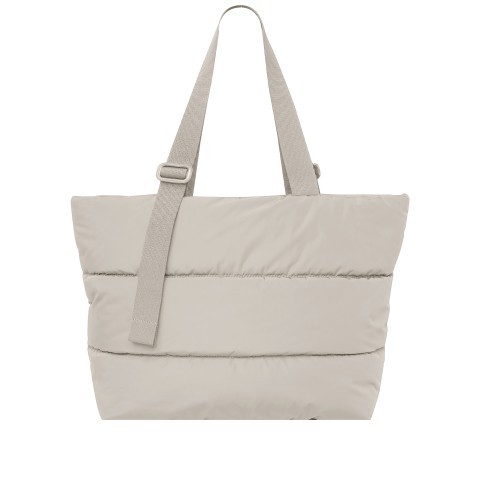 Got Bag Shopper Puffer Tote Bag Monochrome Scallop