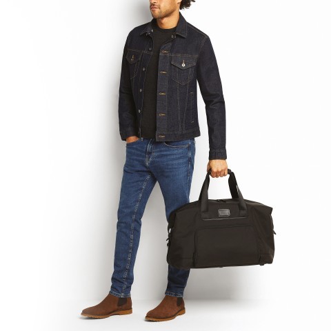 Tumi Reisetasche Alpha 3 Double Expansion Satchel Black