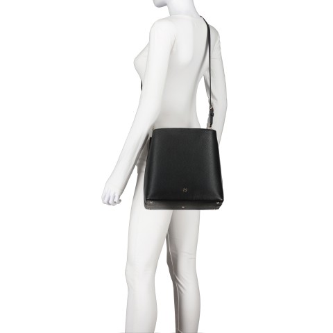 Beuteltasche Delia M Alpaca Beige