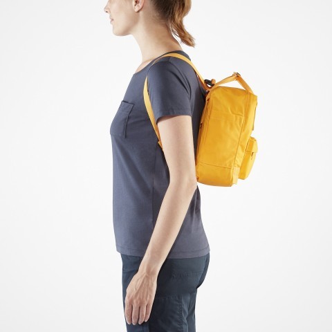 Warm yellow mini kanken online