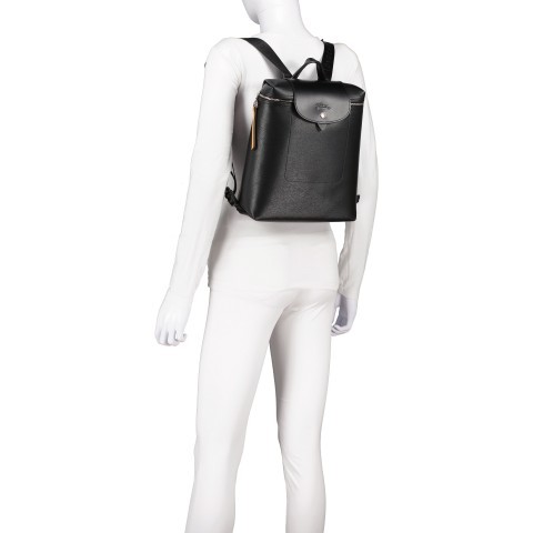 Longchamp backpack black hot sale
