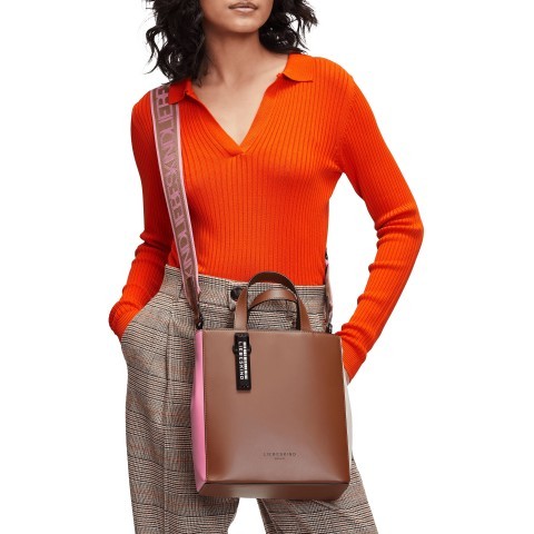 Tasche Shopper Liebeskind Ledertasche Cognac Liebeskind Taschen Im