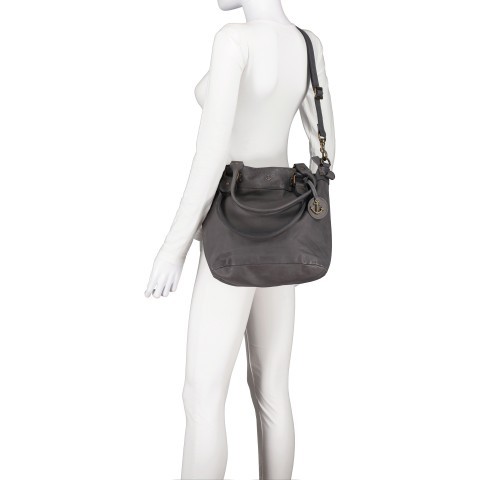 Shopper Anchor-Love Bianca Stone Grey