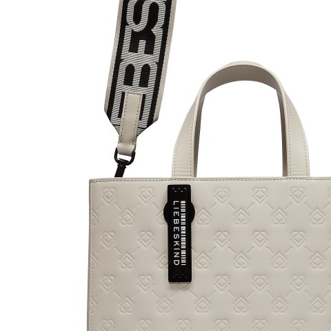 Liebeskind Berlin Handtasche Paper Bag Tote M Icon Almond Milk