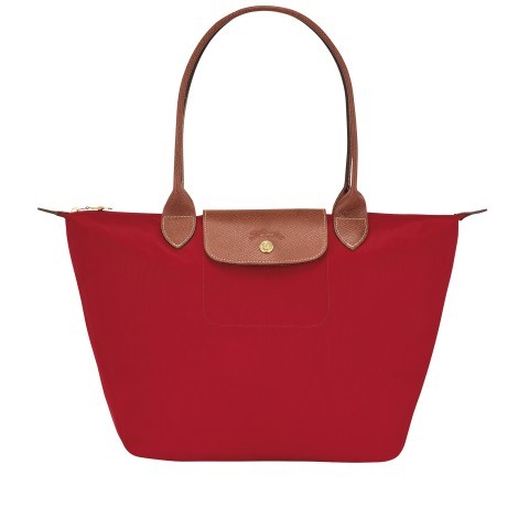 Sac longchamp cuir rouge store
