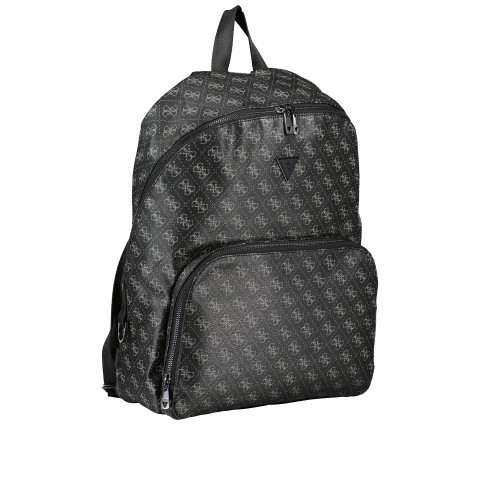 Guess Rucksack Vezzola Smart Backpack 4g logo mit Laptopfach 14 Zoll Dark Black