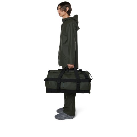 Rains Reisetasche Rucksack Duffle Bag Black