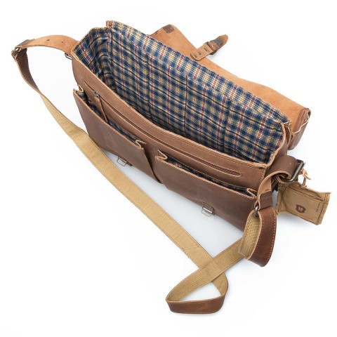 Aktentasche Hunter Theo Vintage Tan