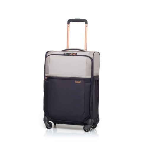Samsonite Koffer Uplite Spinner 55 erweiterbar Pearl Blue