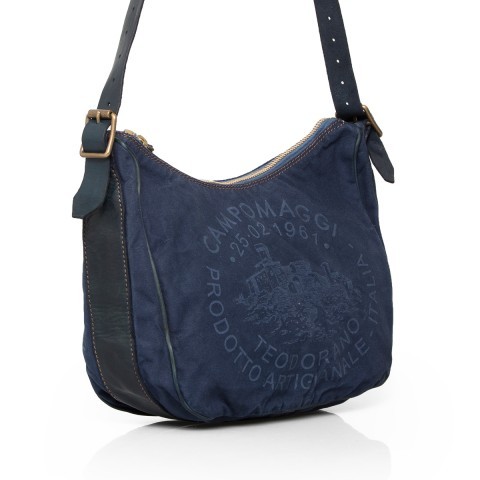 Beuteltasche Canvas C4473-TEVLTC Druck Blau