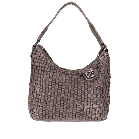 Beuteltasche Soft-Weaving Mila Stone Grey