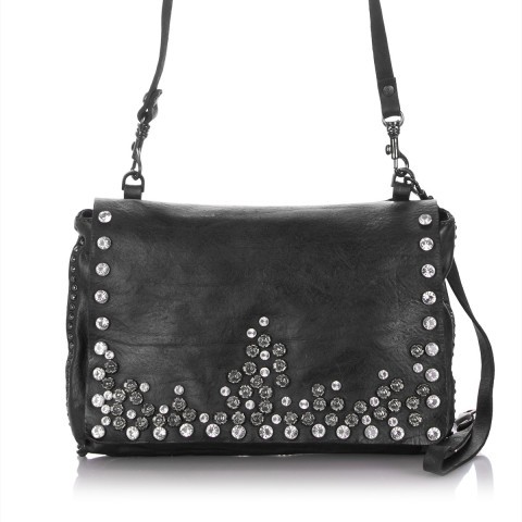 Campomaggi Umhängetasche Bella Di Notte C3713-VL Leder Nero