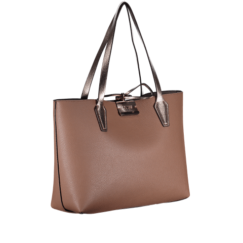 Guess Shopper Bobbi Bag in Bag Latte Nude