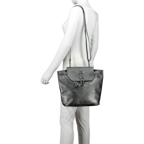 Liebeskind Berlin Rucksack Heavy Wisconsin Backpack Rock Grey Metallic