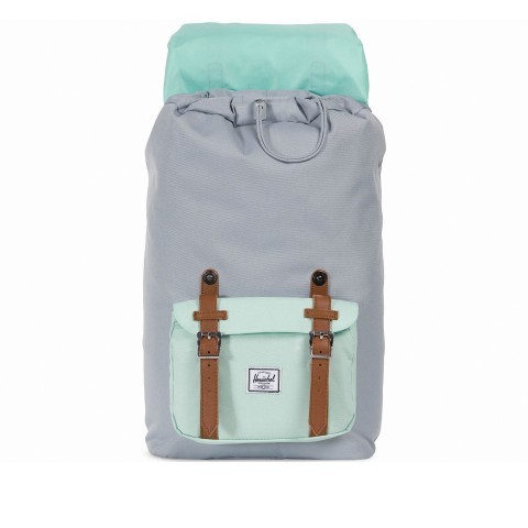Herschel Rucksack Little America Medium Volumen 14 Liter Quarry Yucca