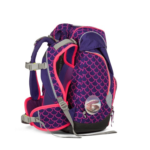 Ergobag Schulranzen Pack Lumi Edition Set 6-teilig PerlentauchBär