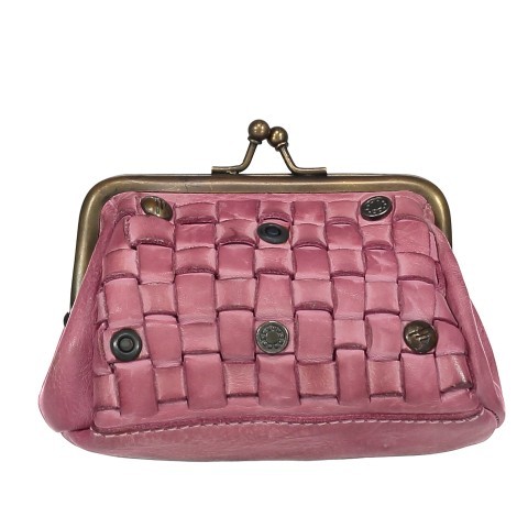 Geldbörse Soft-Weaving Palina mit Knipsverschluss Fancy Rose