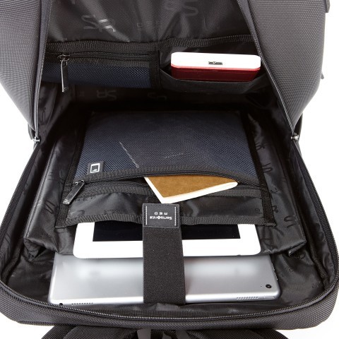 Rucksack Red Egerton 15.6 Zoll mit Smart Sleeve Black