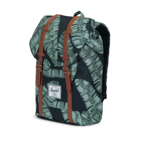 Herschel black palm backpack best sale