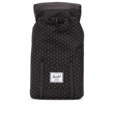 Black gridlock gold herschel on sale