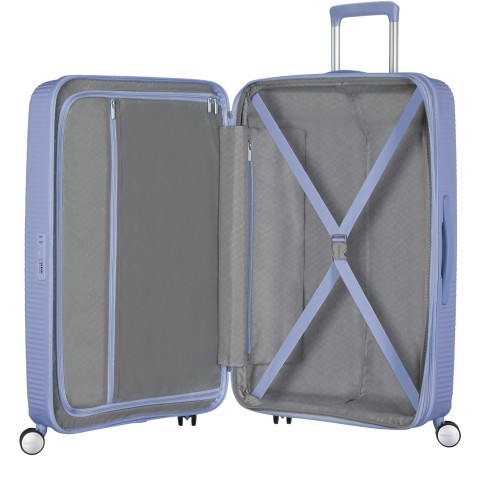 American tourister soundbox denim blue 2025