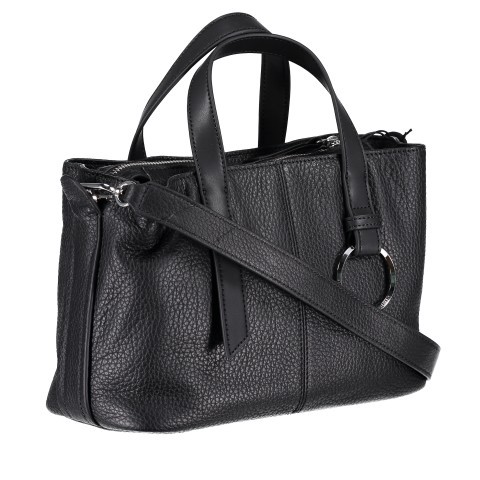Liebeskind Berlin Shopper Heavy Pebble Millenium Satchel M Black