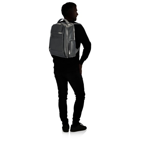 Rucksack Sunstone Backpack 15.6 Zoll mit Easy Pass System GroBe 15 6 Zoll Black