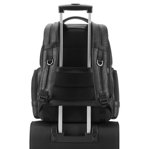 Rucksack Sunstone Backpack 15.6 Zoll mit Easy Pass System GroBe 15 6 Zoll Black